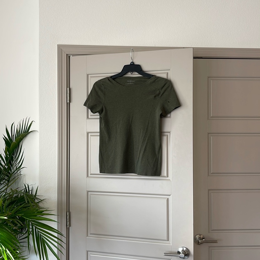 Talbots Army green T-shirt